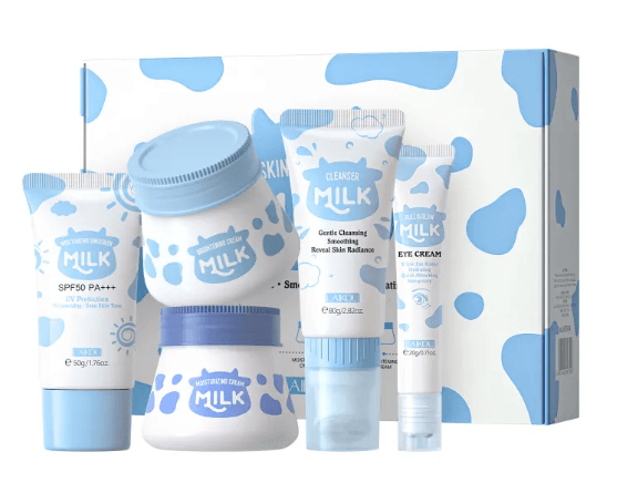 Milk Skin Care 5-piece Set Moisturizing Facial Care